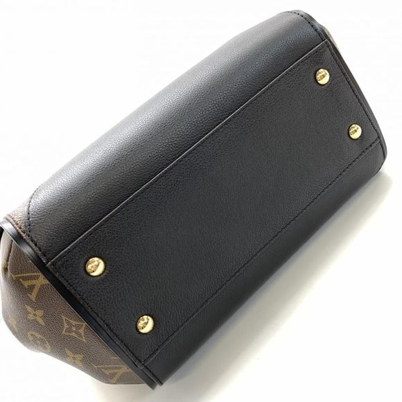 Louis Vuitton Kimono MM Monogram Shoulder Bag Leather Brown Black - Picture 5 of 7